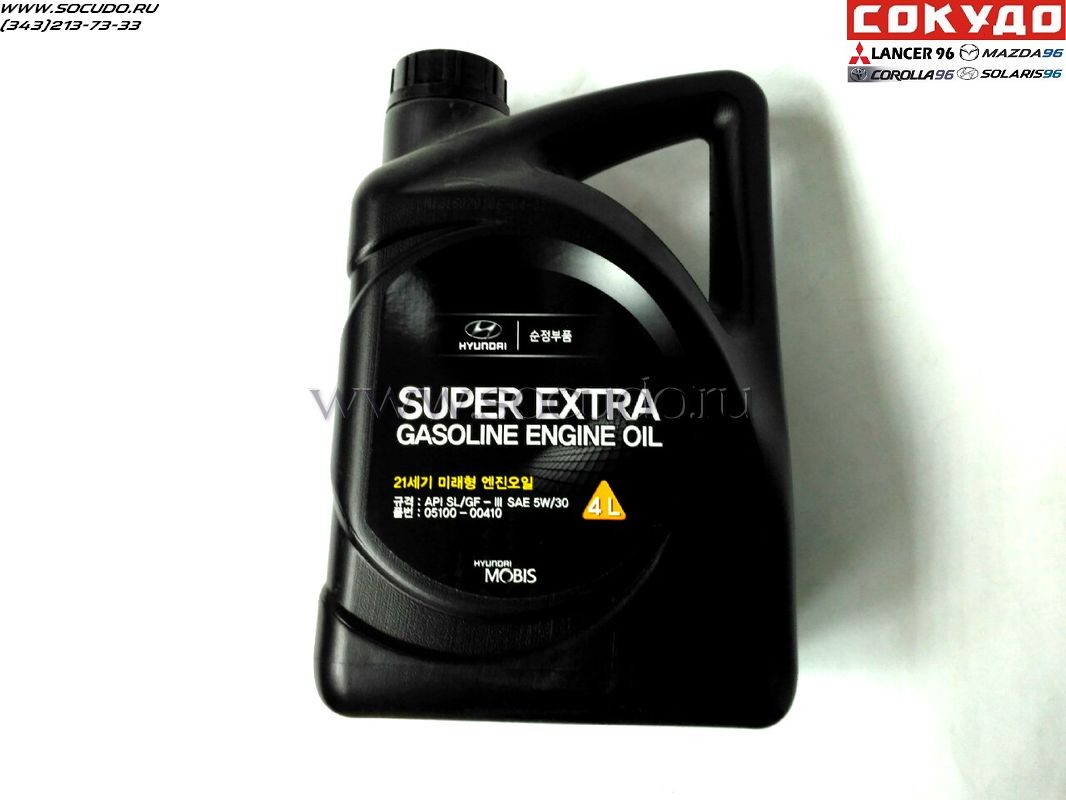 Hyundai Super Extra Gasoline SemiSynthetic 5w30 4L
