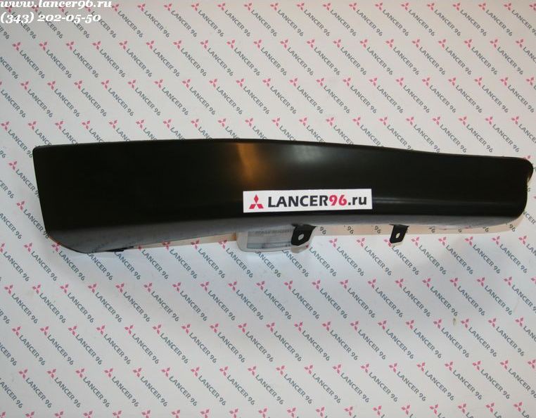Накладка переднего бампера (клык) правая Lancer X - Дубликат