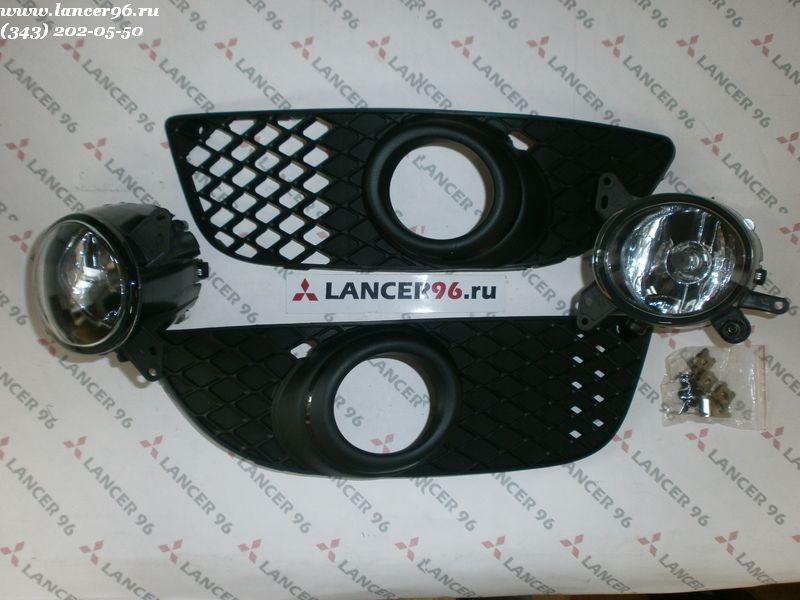 Комплект противотуманных фар Lancer X 07 (без проводки)