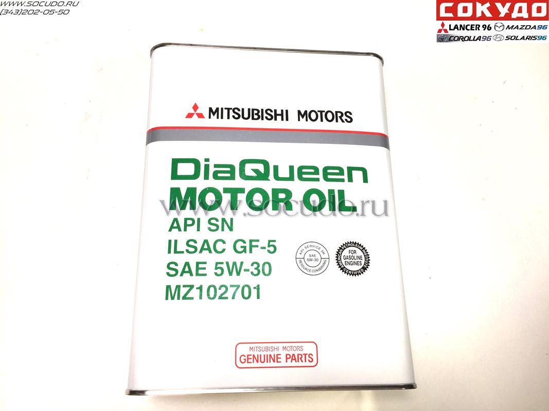 Mitsubishi DiaQueen SN/ GF-5  5W30 4L (жест. банка)